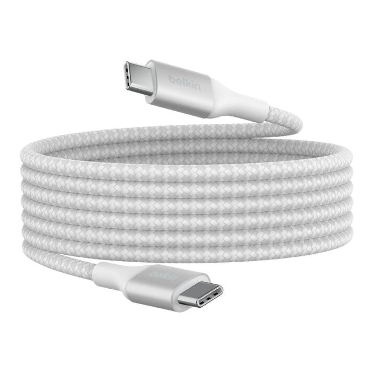 Belkin BoostCharge Type-C Male to Male USB Braided Cable 2m White CAB015bt2MWH