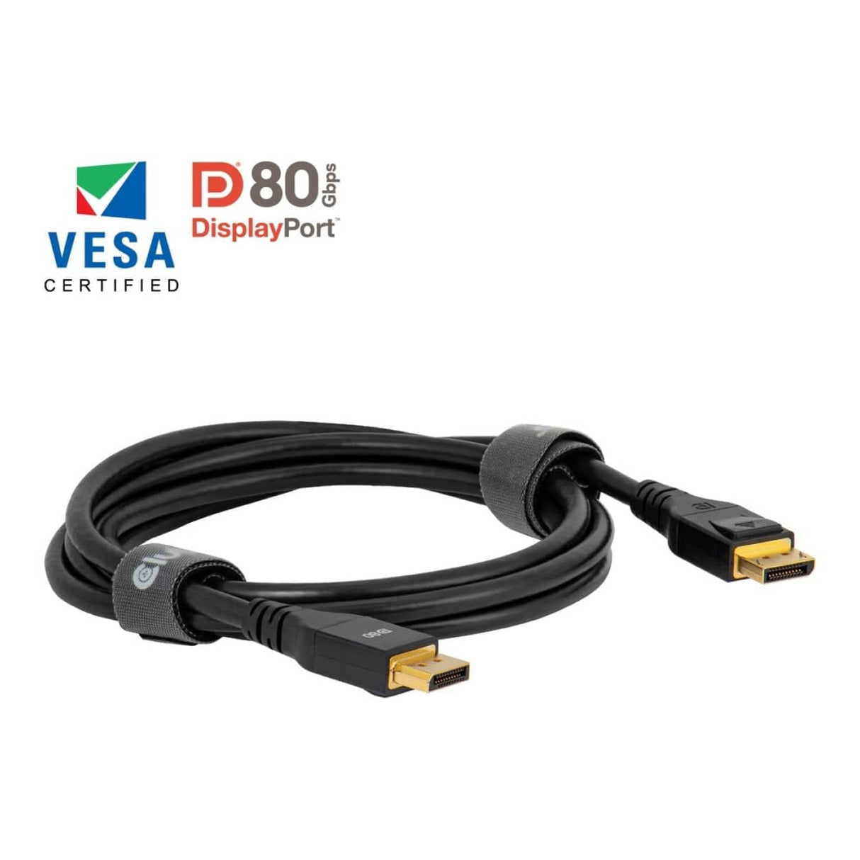 Club 3D 2m 8K 240HZ DisplayPort 2.1 VESA DP80 CABLE Black CAC-1094