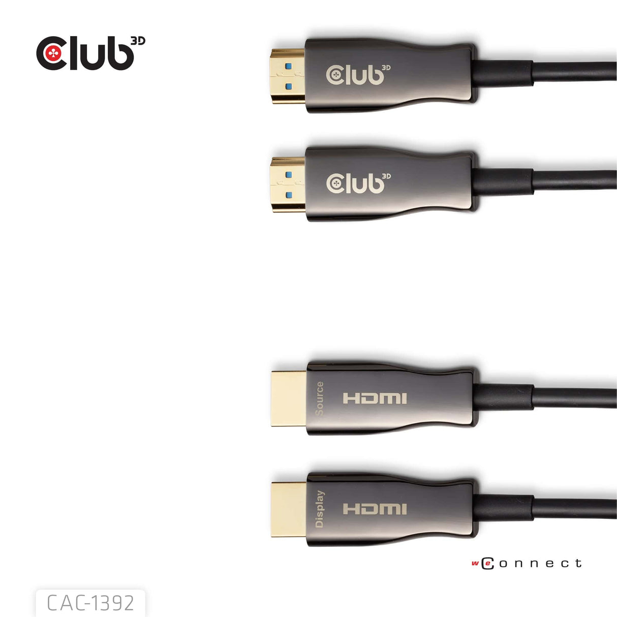 Club 3D 30m 8K 60HZ/4K 120HZ HDMI Hybrid AOC Cable Black CAC-1392