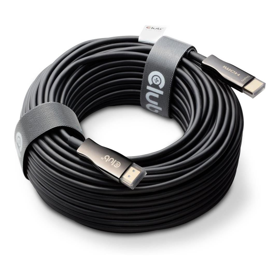 Club 3D 30m 8K 60HZ/4K 120HZ HDMI Hybrid AOC Cable Black CAC-1392