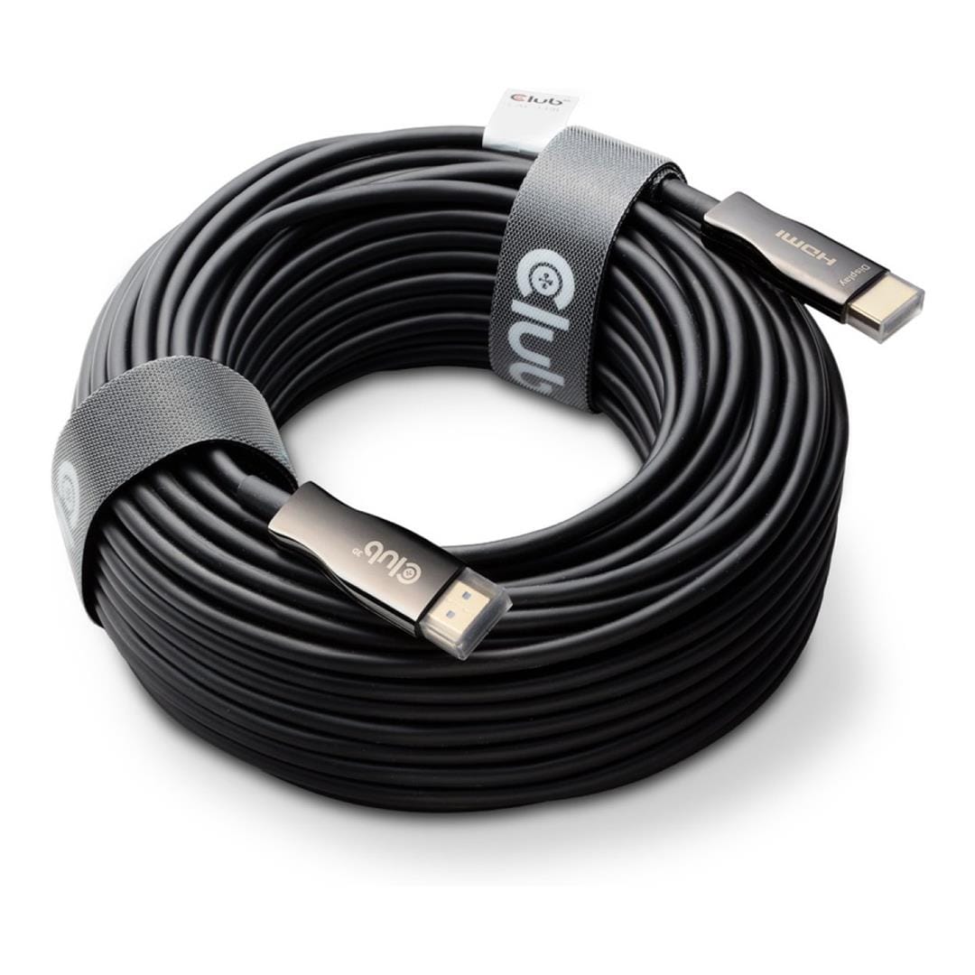 Club 3D 100m 4K 120HZ/8K 60HZ Ultra Uni-Direct AOC Cable Black CAC-1394