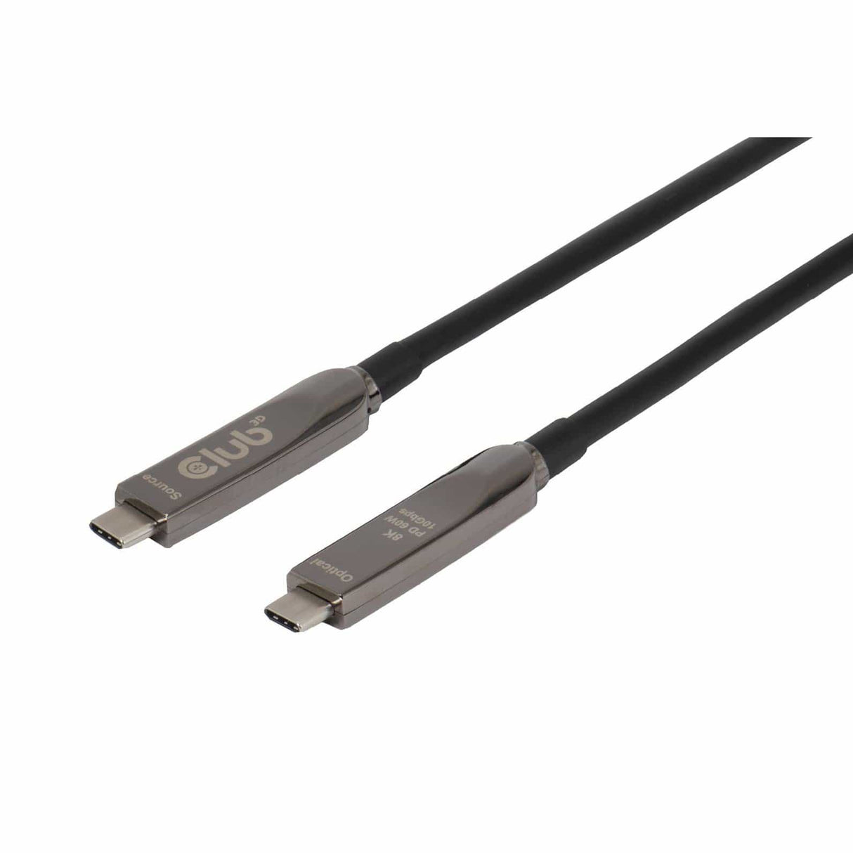 Club 3D 15m 8K 60HZ 10GBPS 60W USB-C AOC Cable Black CAC-2580