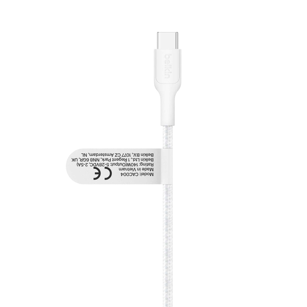 Belkin 140W BoostCharge Pro Braided USB-C to Dual USB-C Cable White CAC004HQ1.5MWH