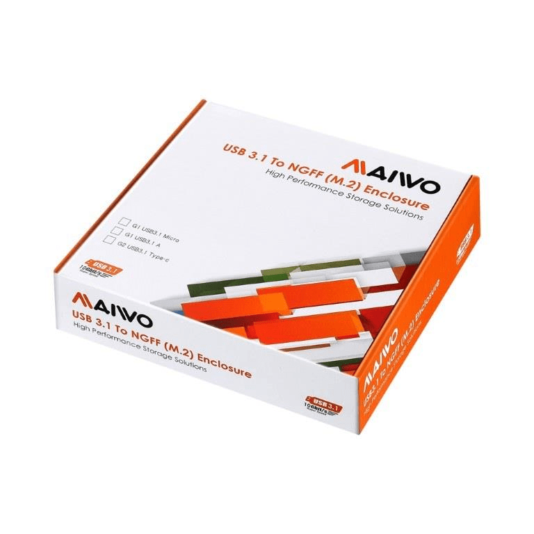 Maiwo K16NC Type-C M.2 NGFF SSD Enclosure CAS-TYPE-C-M2-SSD-BK