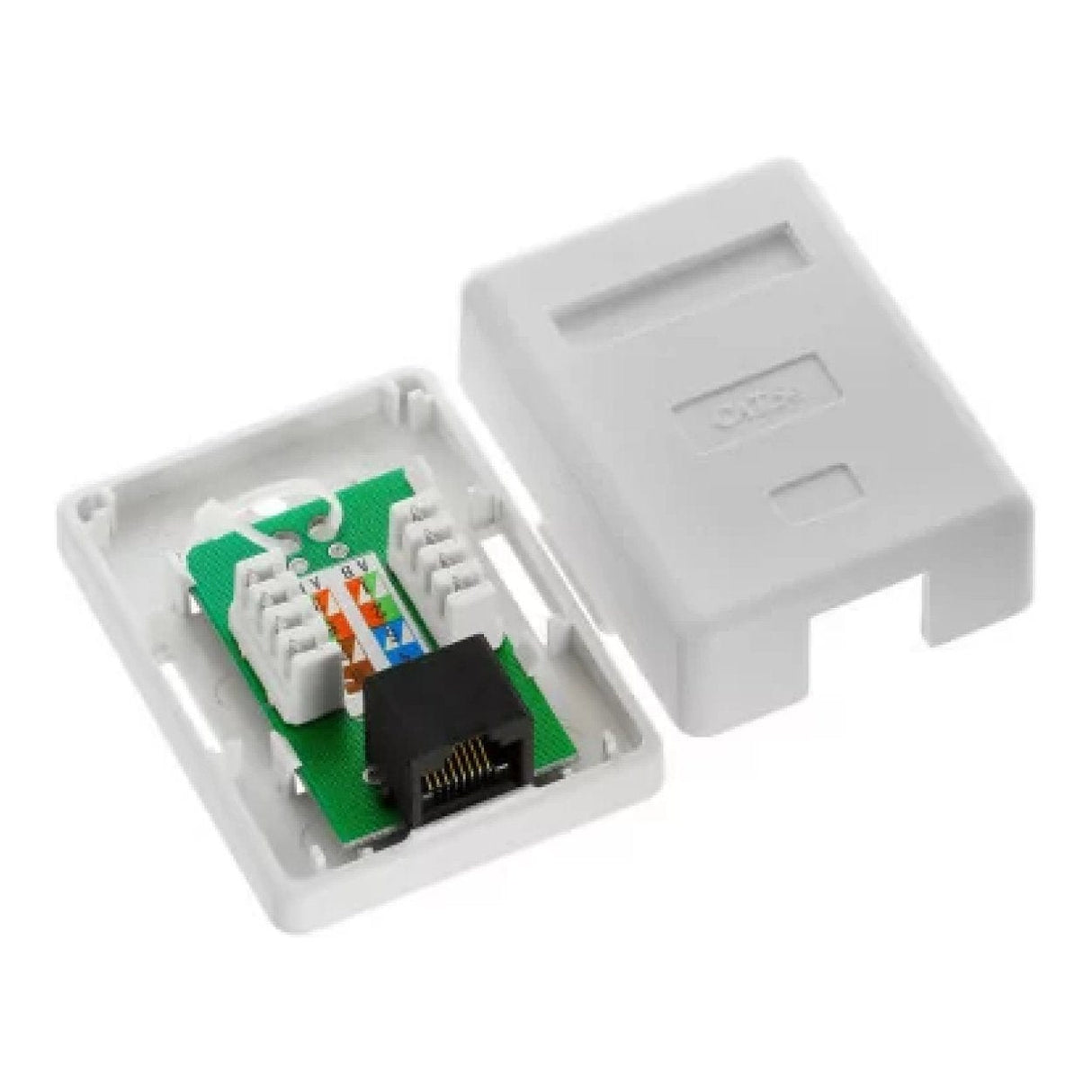 Acconet CAT5e 1-port RJ45 Wall Box CAT5-BOX-1