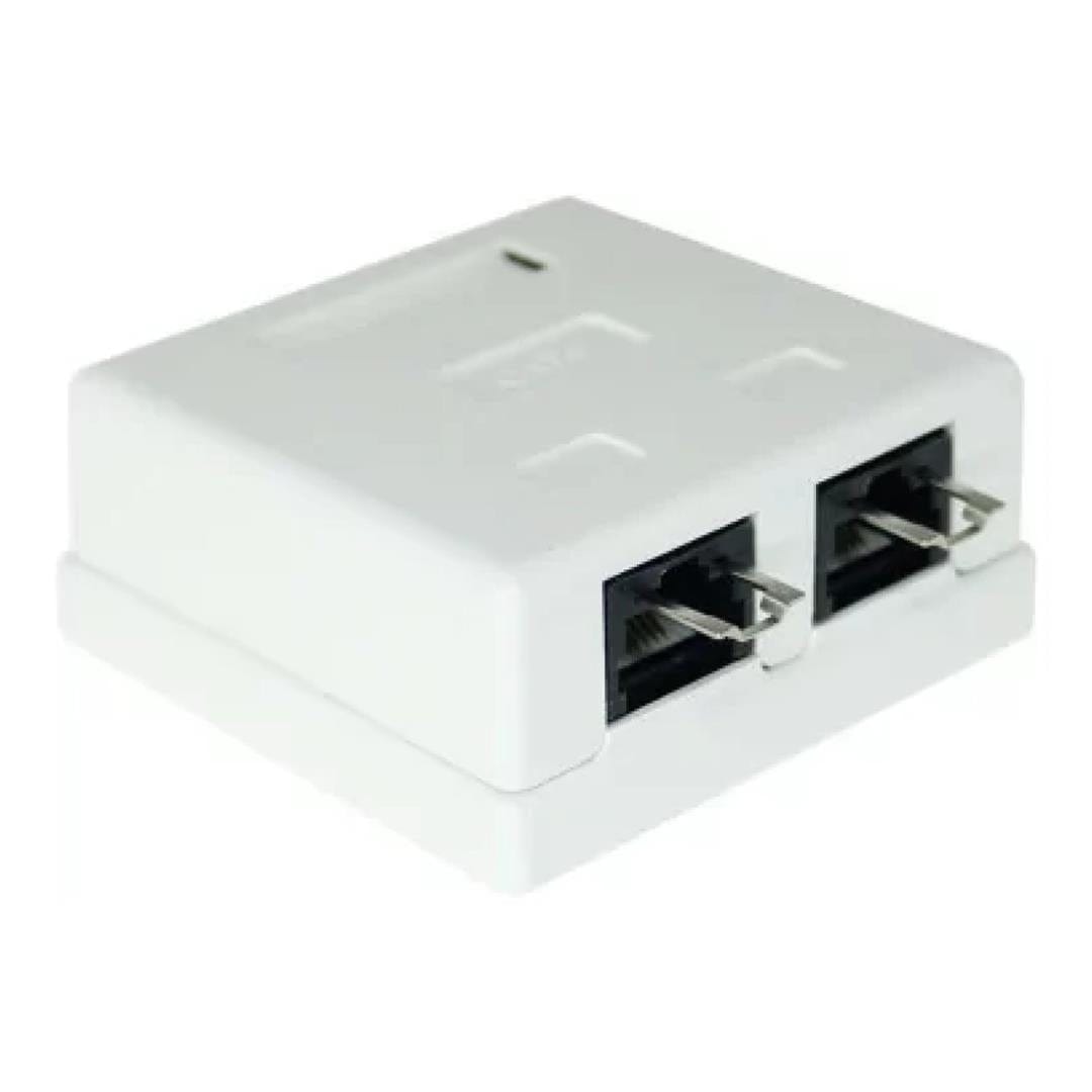 Acconet CAT6 2-port RJ45 Wall Box CAT6-BOX-2