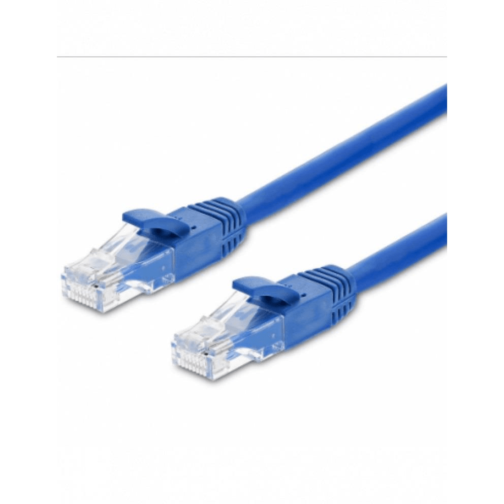 Acconet CAT6 UTP Flylead Stranded Cable 1m Blue CAT6-FLY-1-BLUE