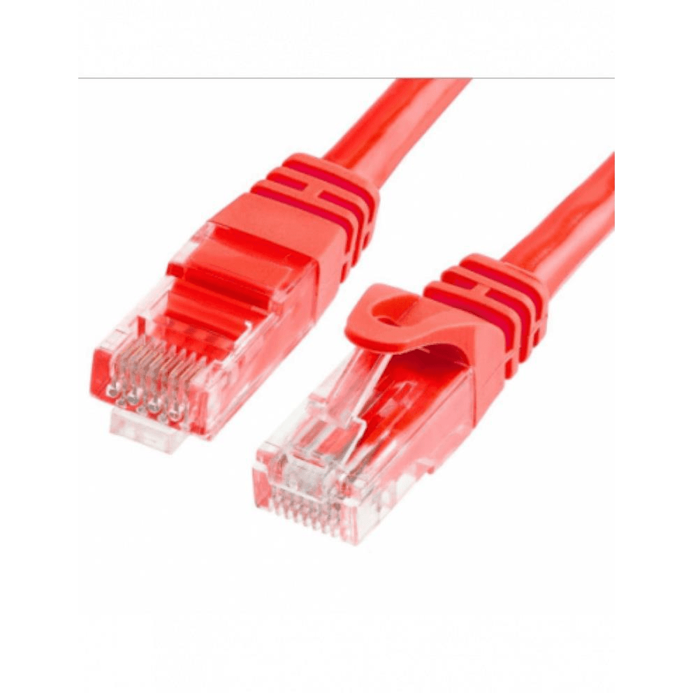 Acconet CAT6 UTP Flylead Stranded Cable 1m CAT6-FLY-1-RED