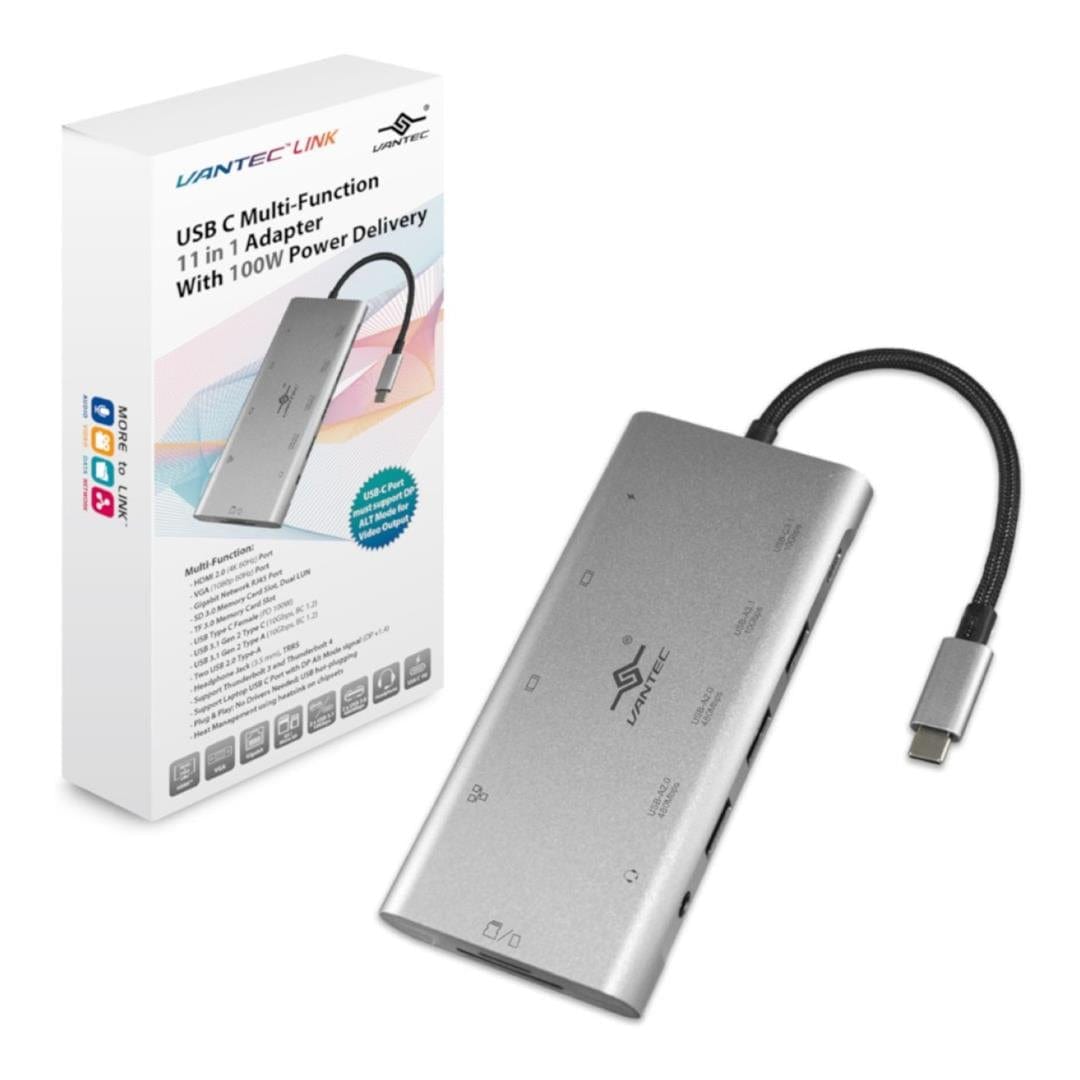 Vantec Link 11-in-1 Type-C Multifunction Hub CB-CU306MDSH