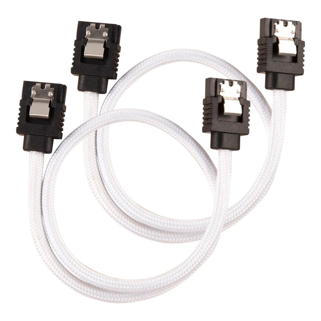 Corsair Premium Sleeved SATA 6Gbps Cable 30cm White CC-8900249