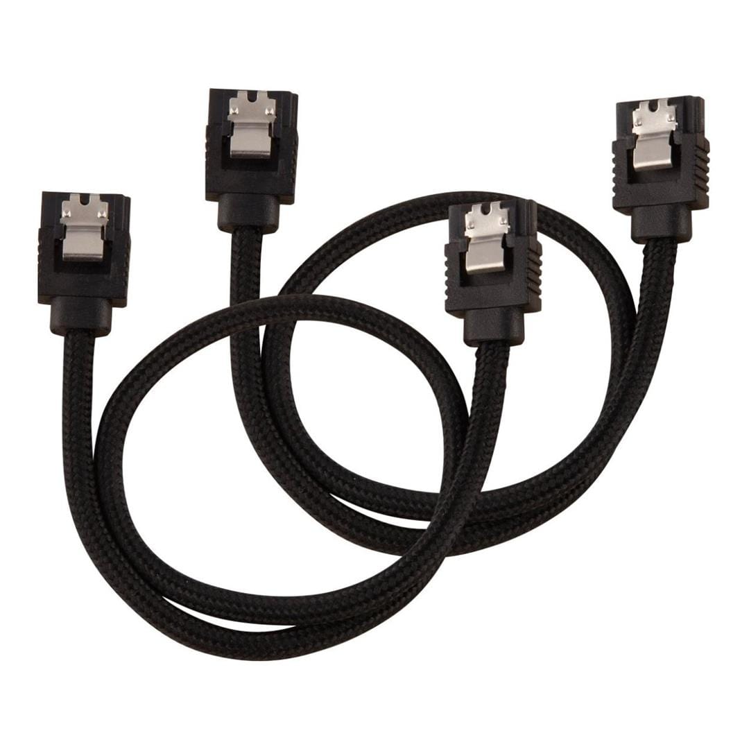 Corsair Premium Sleeved SATA 6Gbps Cable 60cm Black CC-8900252