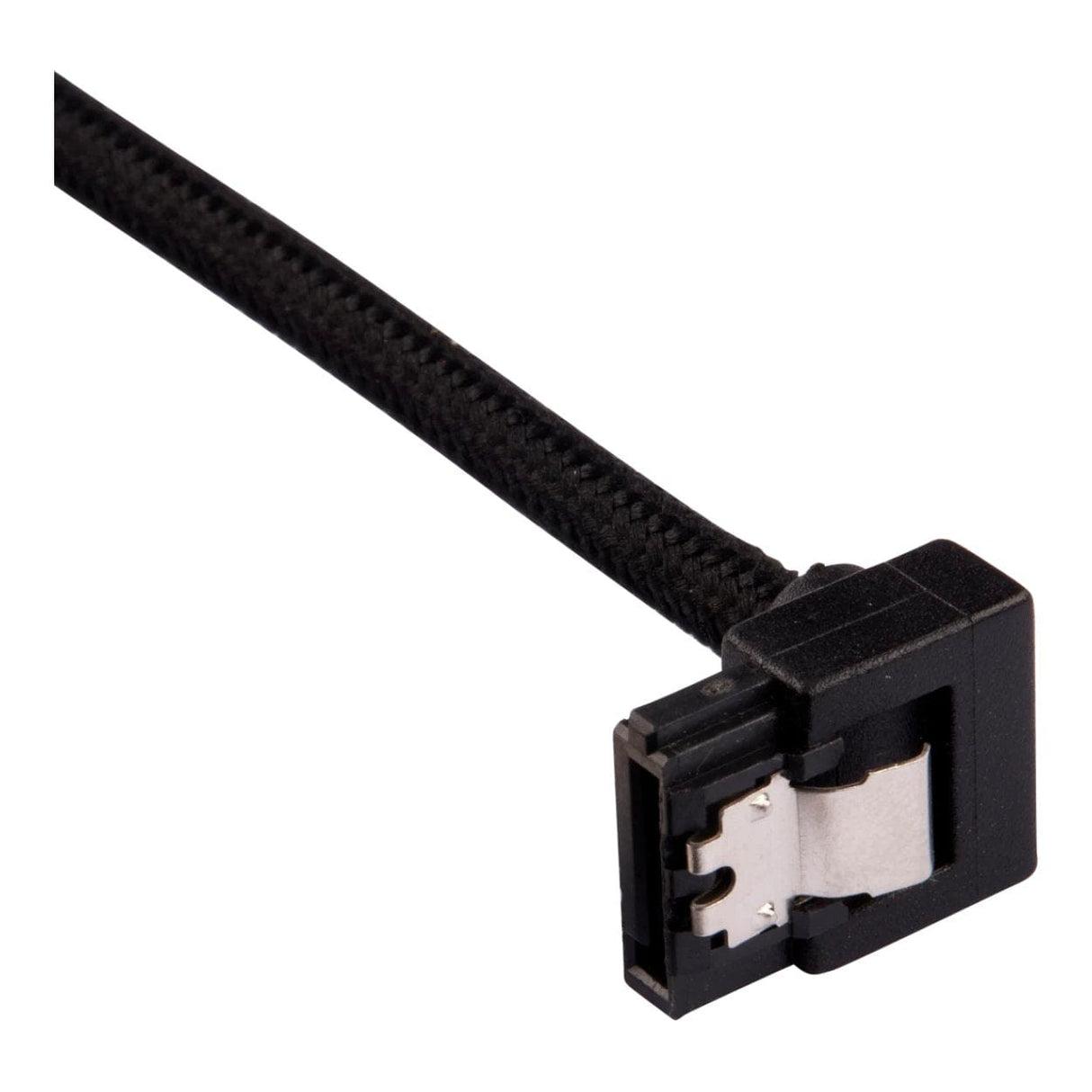 Corsair Premium Sleeved 90 Degree Connector SATA 6Gbps Cable 60cm Black CC-8900282