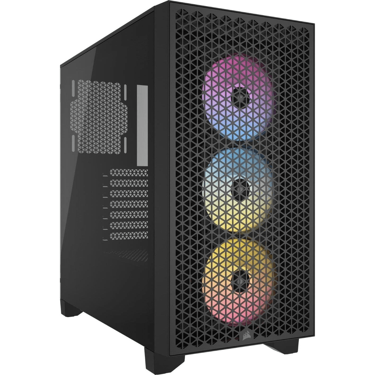Corsair 3000D RGB AirFlow Dark ATX Mid Tower PC Case - Black CC-9011255-WW