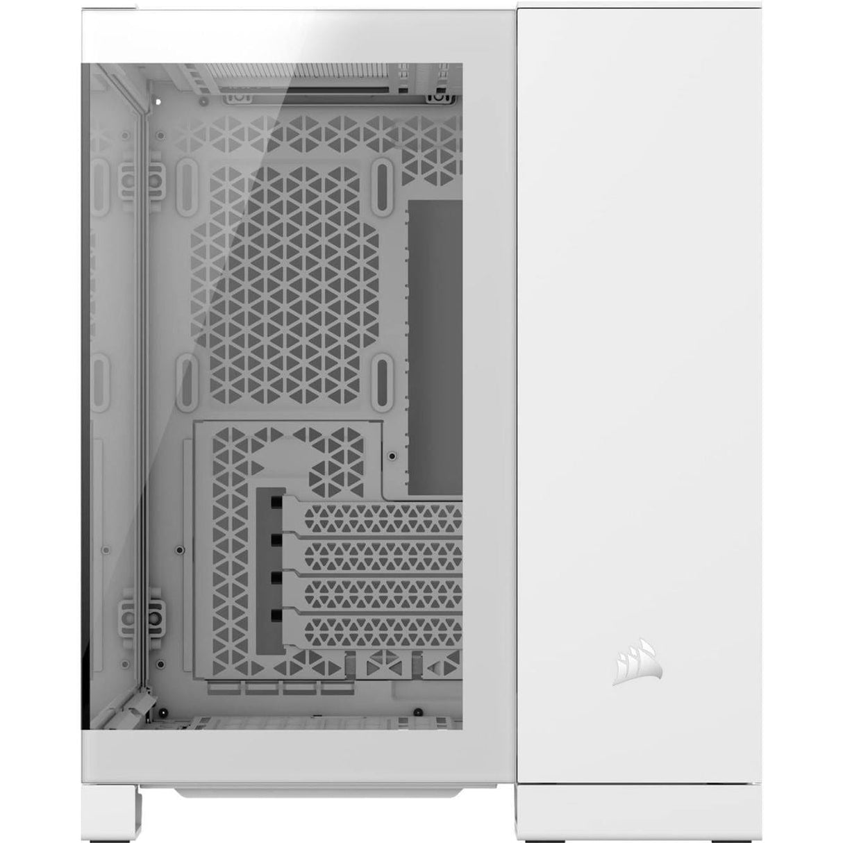 Corsair iCUE Link 2500X RGB Tempered Glass Steel Micro-ATX Mid-Tower Gaming PC Case - White CC-9011268-WW