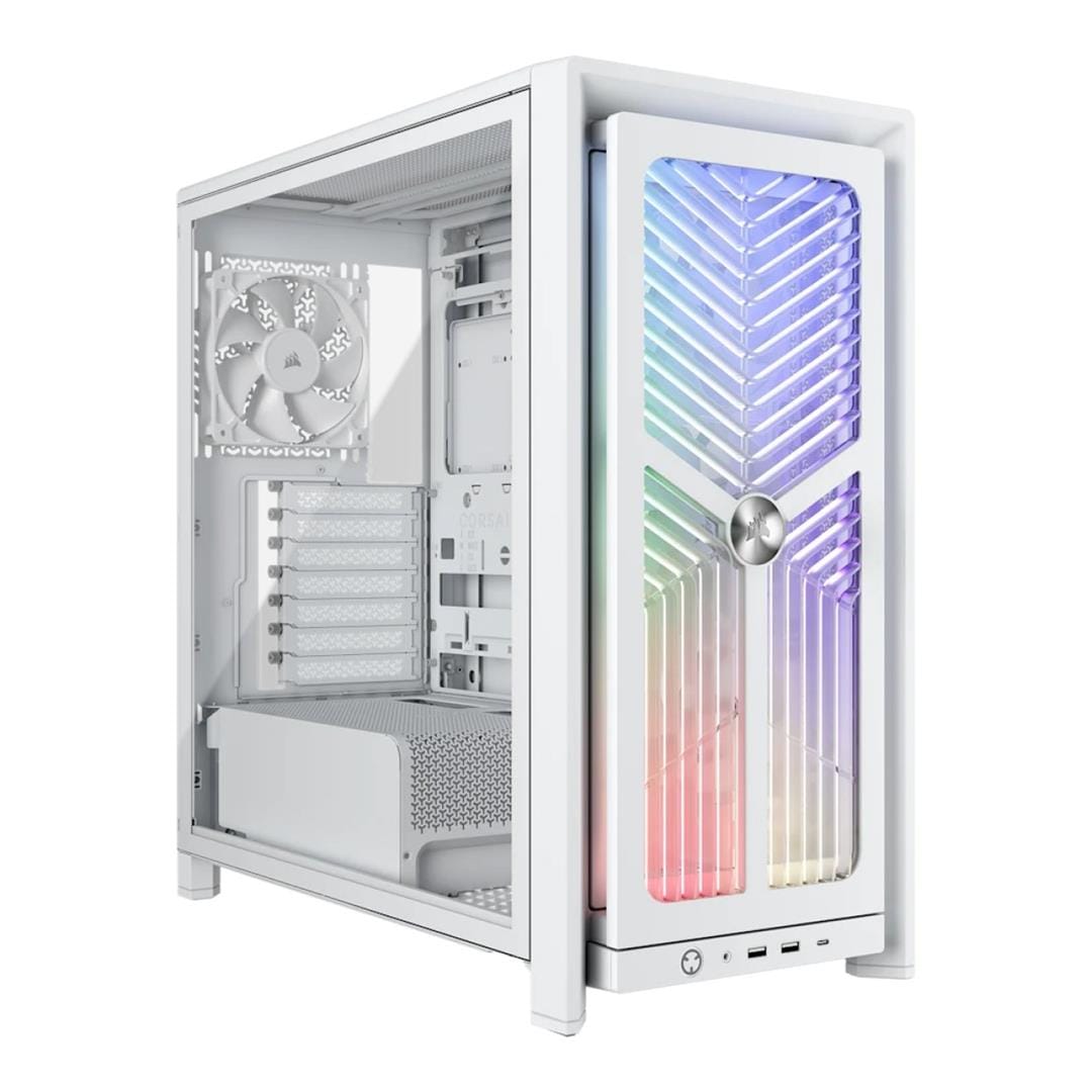 Corsair FRAME 4000X RS Mid-Tower PC Case White CC-9011303-WW