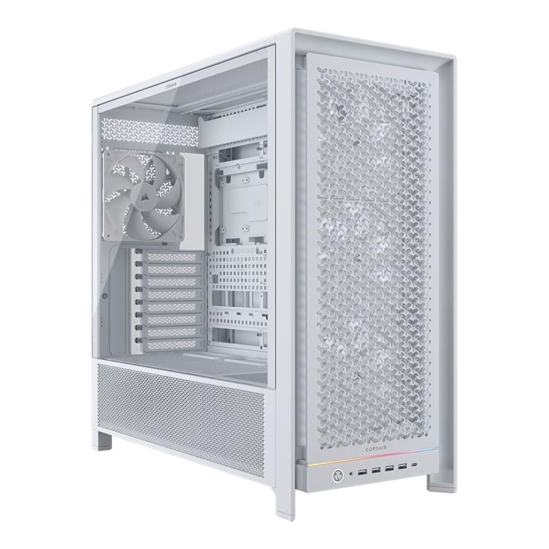 Corsair FRAME 5000D RS High-Airflow Mid-Tower PC Case - White CC-9011308-WW