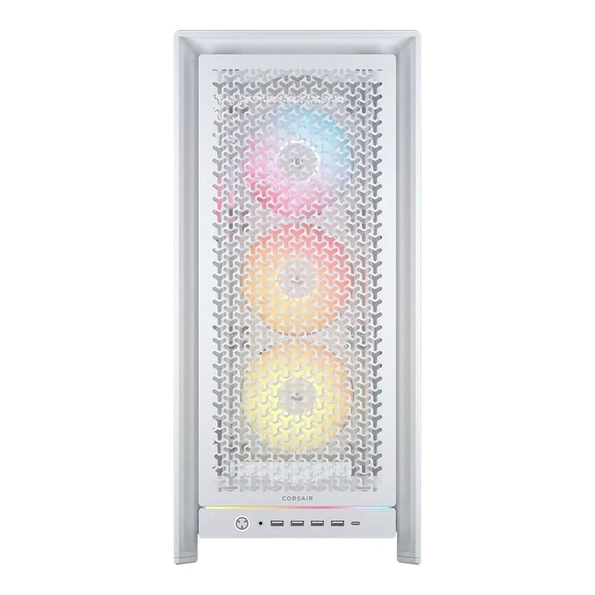 Corsair FRAME 5000D RS ARGB High-Airflow Mid-Tower PC Case - White CC-9011310-WW