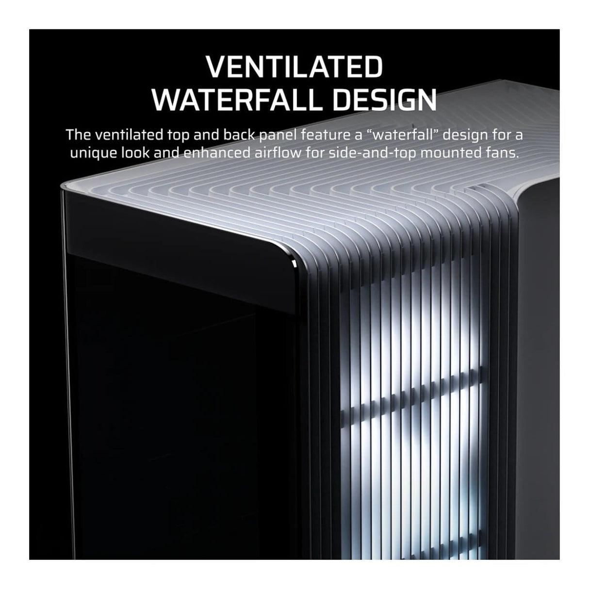 Corsair FRAME 4500X RS-R ARGB Panoramic Glass Mid-Tower PC Case - White CC-9011315-WW