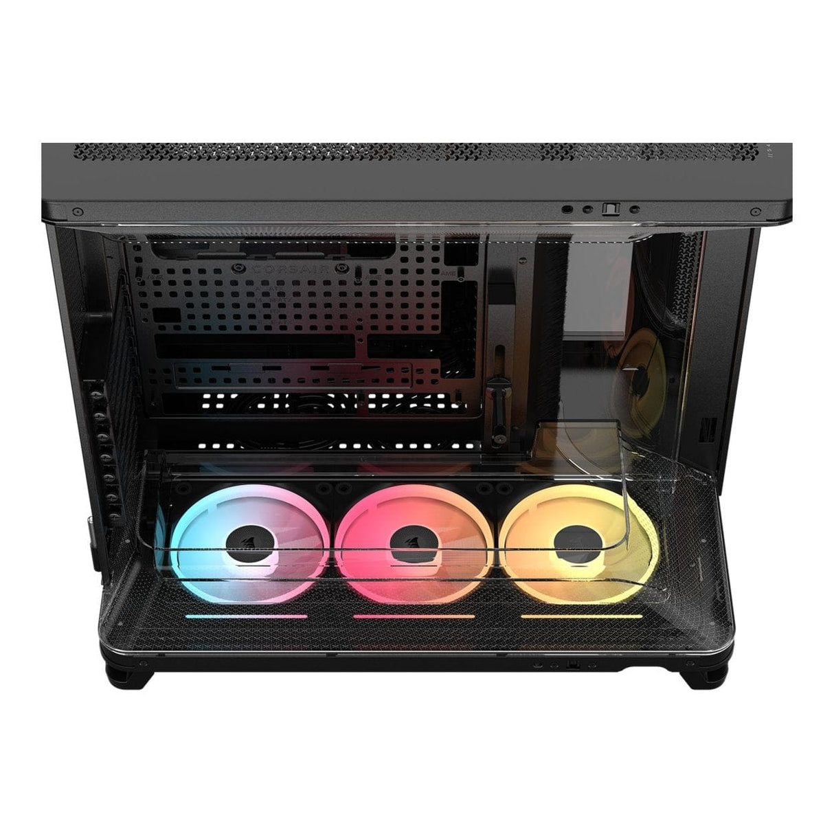 Corsair AIR 5400 LX-R RGB iCUE LINK Triple Chamber Mid-Tower PC Case CC-9011320-WW