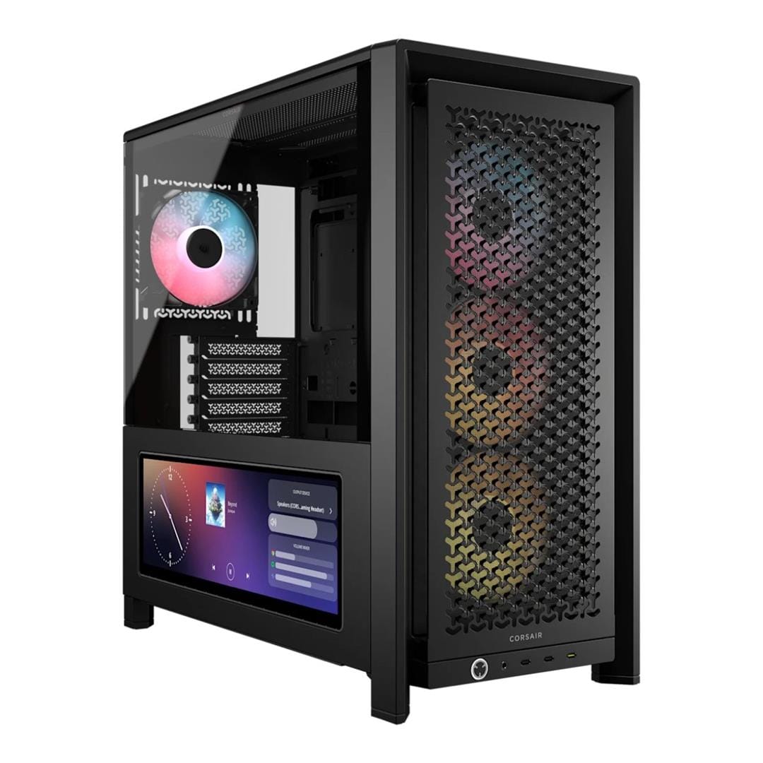 Corsair FRAME 4000D LCD RS ARGB Premium Mid-Tower PC Case Black CC-9011326-WW