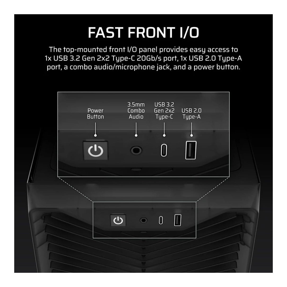 Corsair 3200D RS Mid-Tower PC Case Smoke CC-9011336-WW