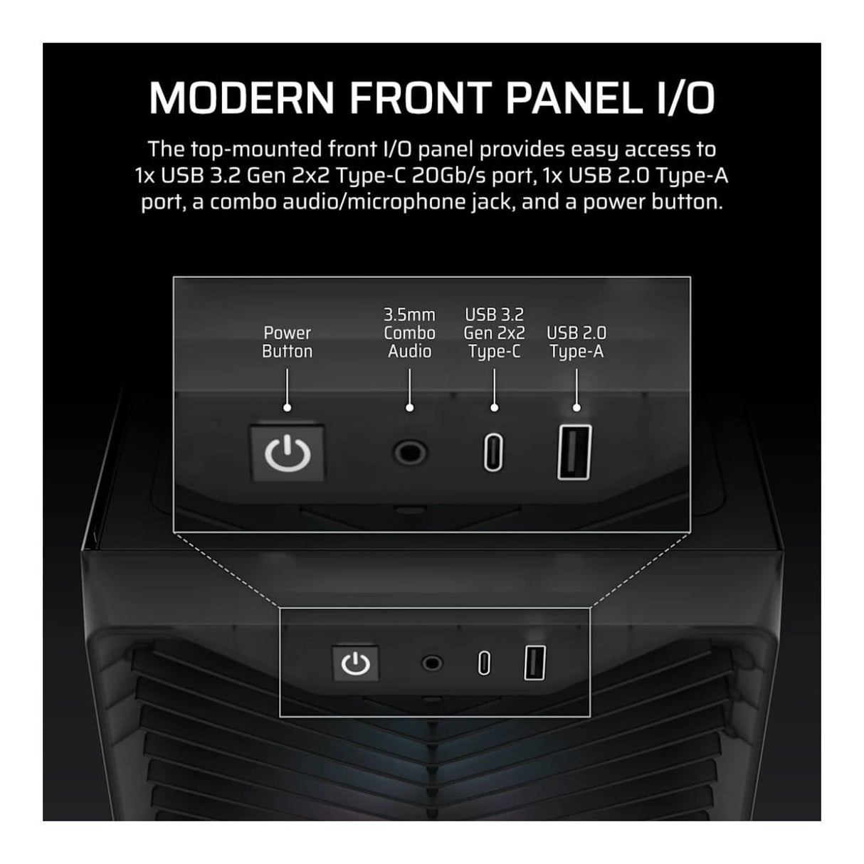 Corsair 3200D RS ARGB Mid-Tower PC Case Smoke CC-9011346-WW