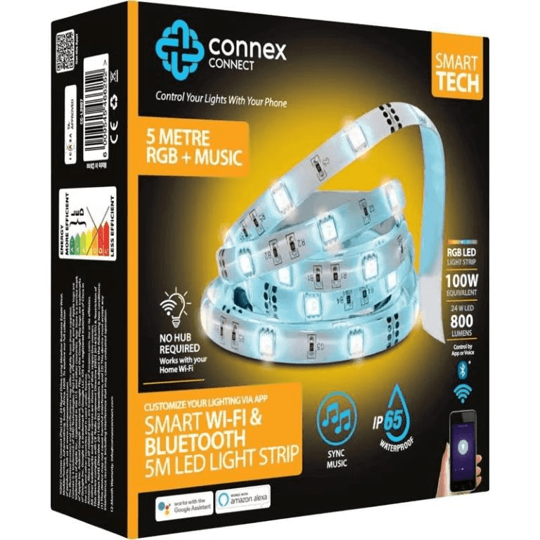 Connex Smart WiFi 24W LED RGB Strip 5m CC-L2007