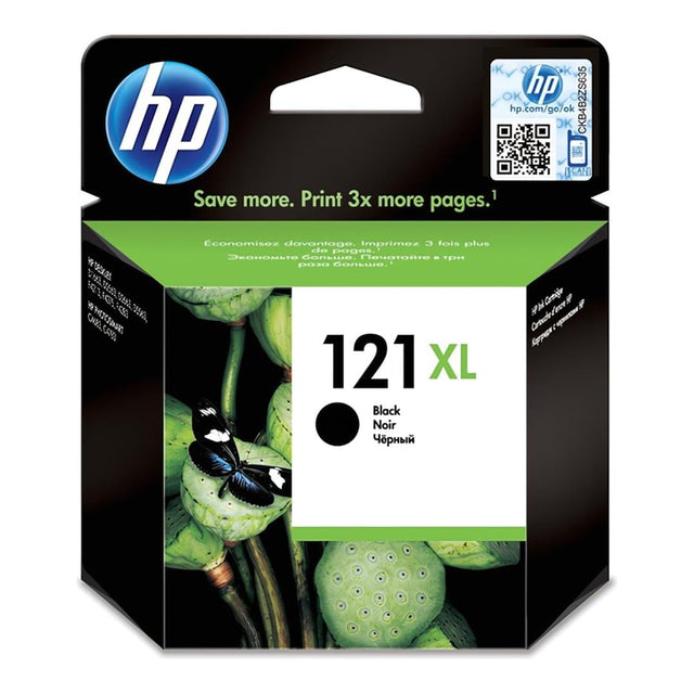 HP 121XL Black Printer Cartridge Original CC641HE Single-pack