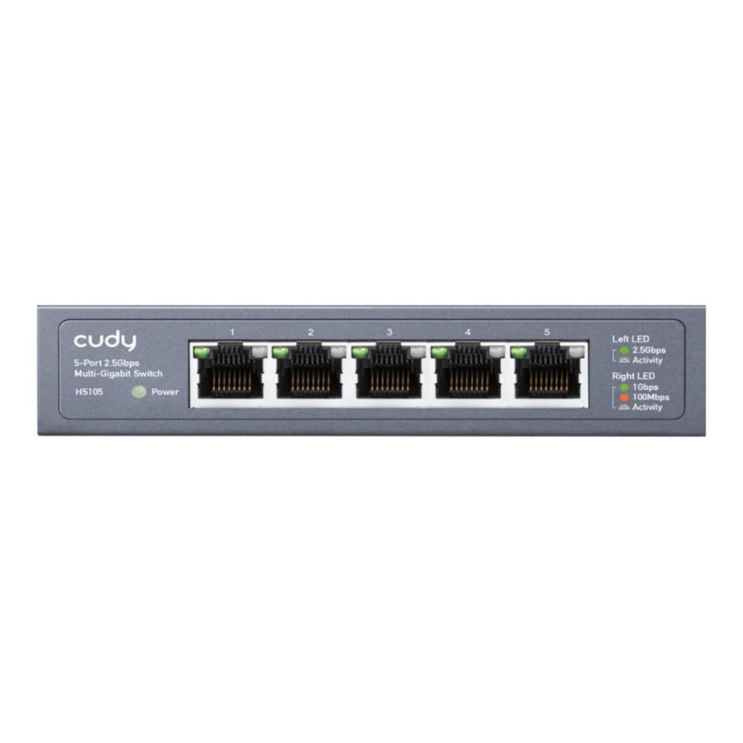 Cudy CD-HS105 5-port 2.5Gbps Ethernet Metal Desktop Switch