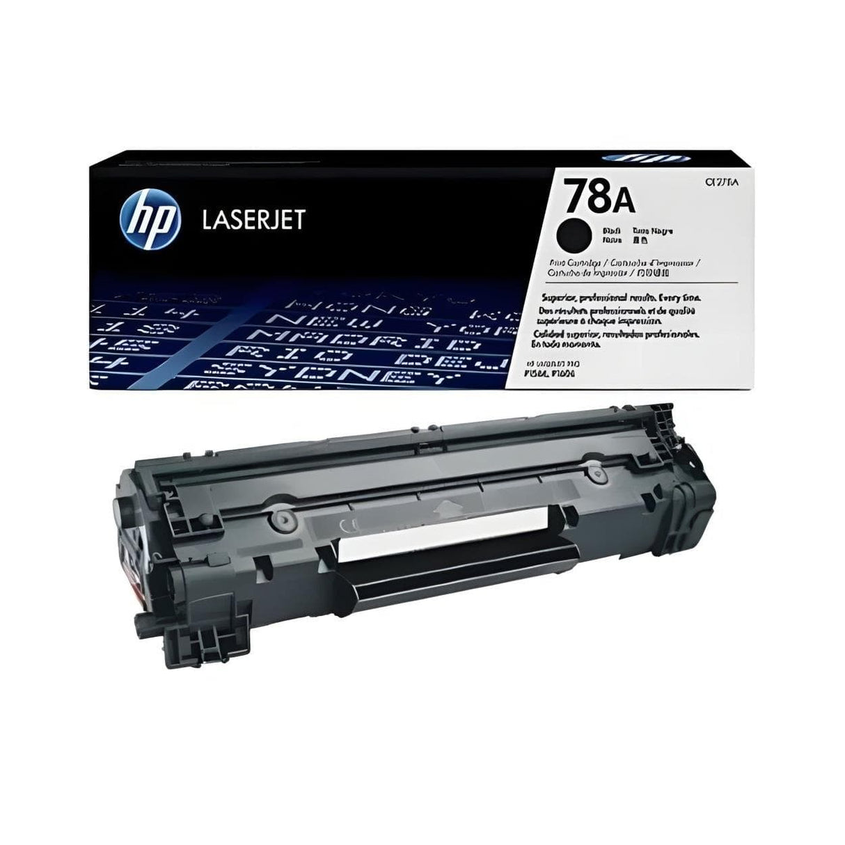 HP 78A Black Toner Cartridges 2,100 Pages Each CE278AF Dual-pack