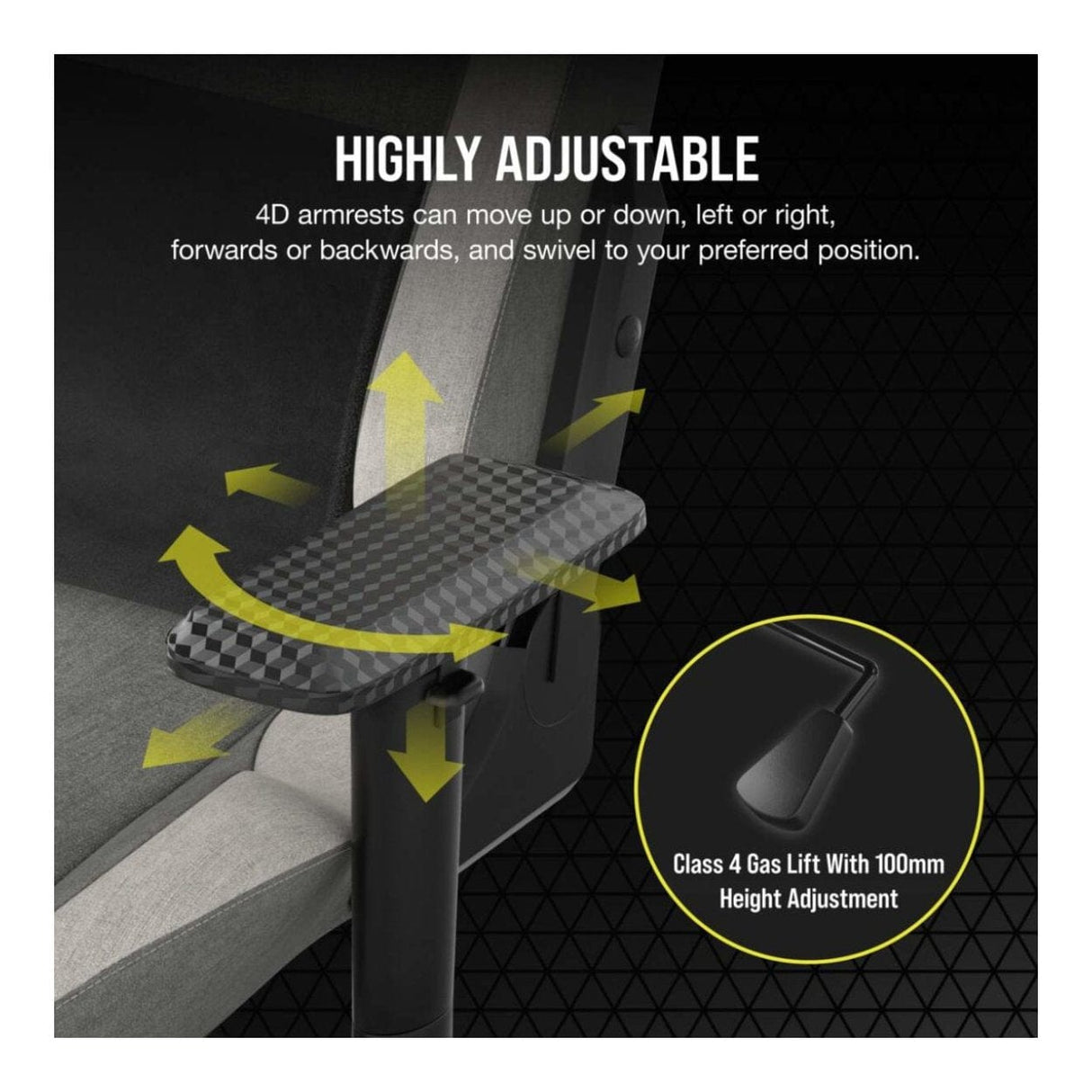 Corsair T3 RUSH Gaming Chair Grey White CF-9010058-WW