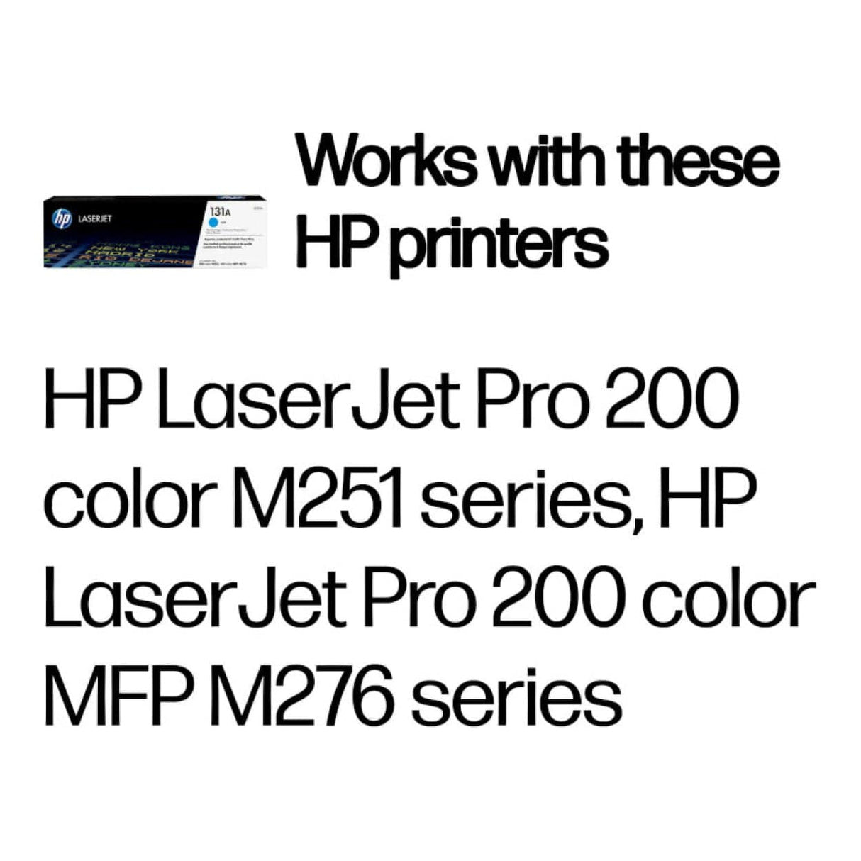 HP 131A Cyan Toner Cartridge 1,800 Pages Original CF211A Single-pack