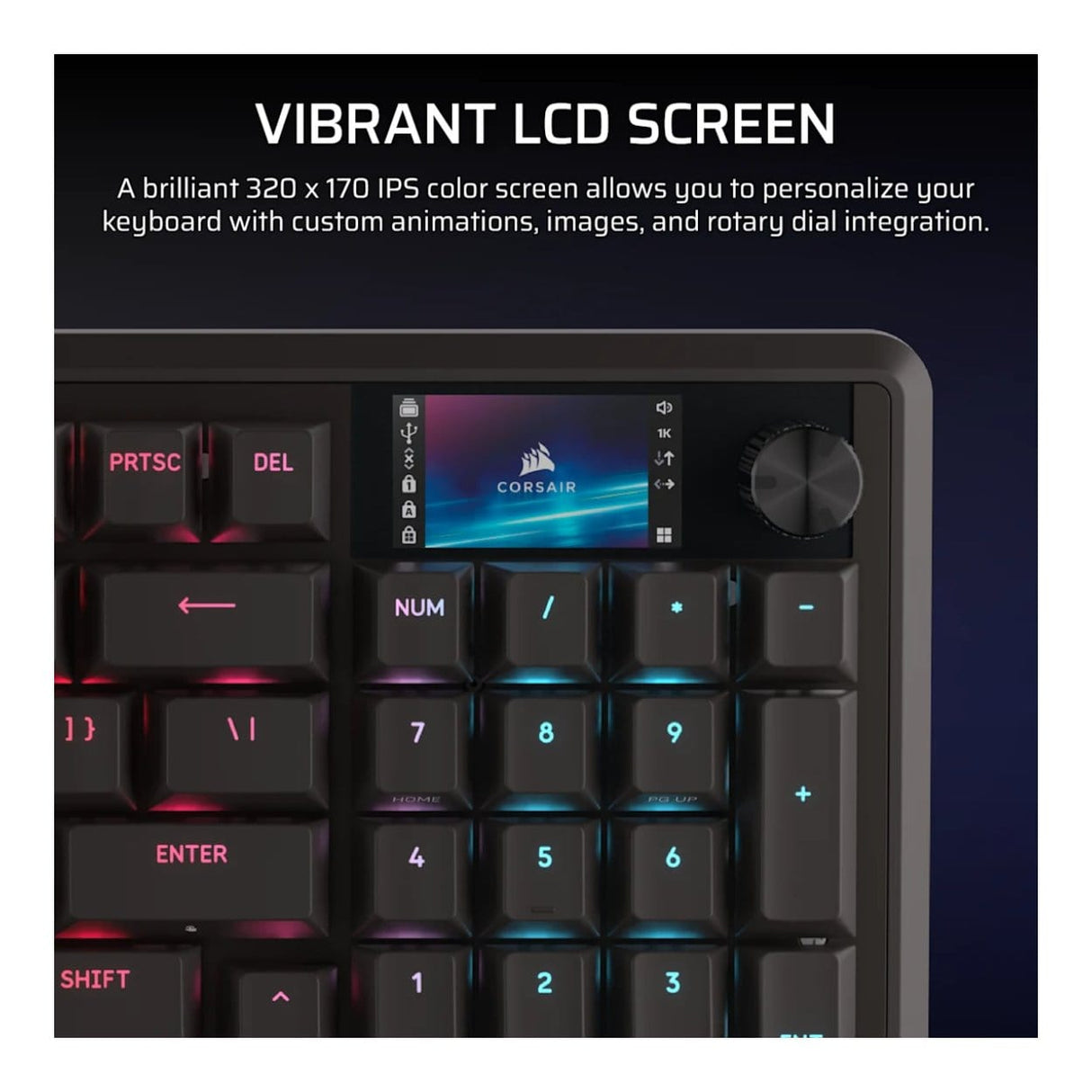 Corsair VANGUARD Pro 96 Hall Effect Gaming Keyboard CH-91E911G-NA