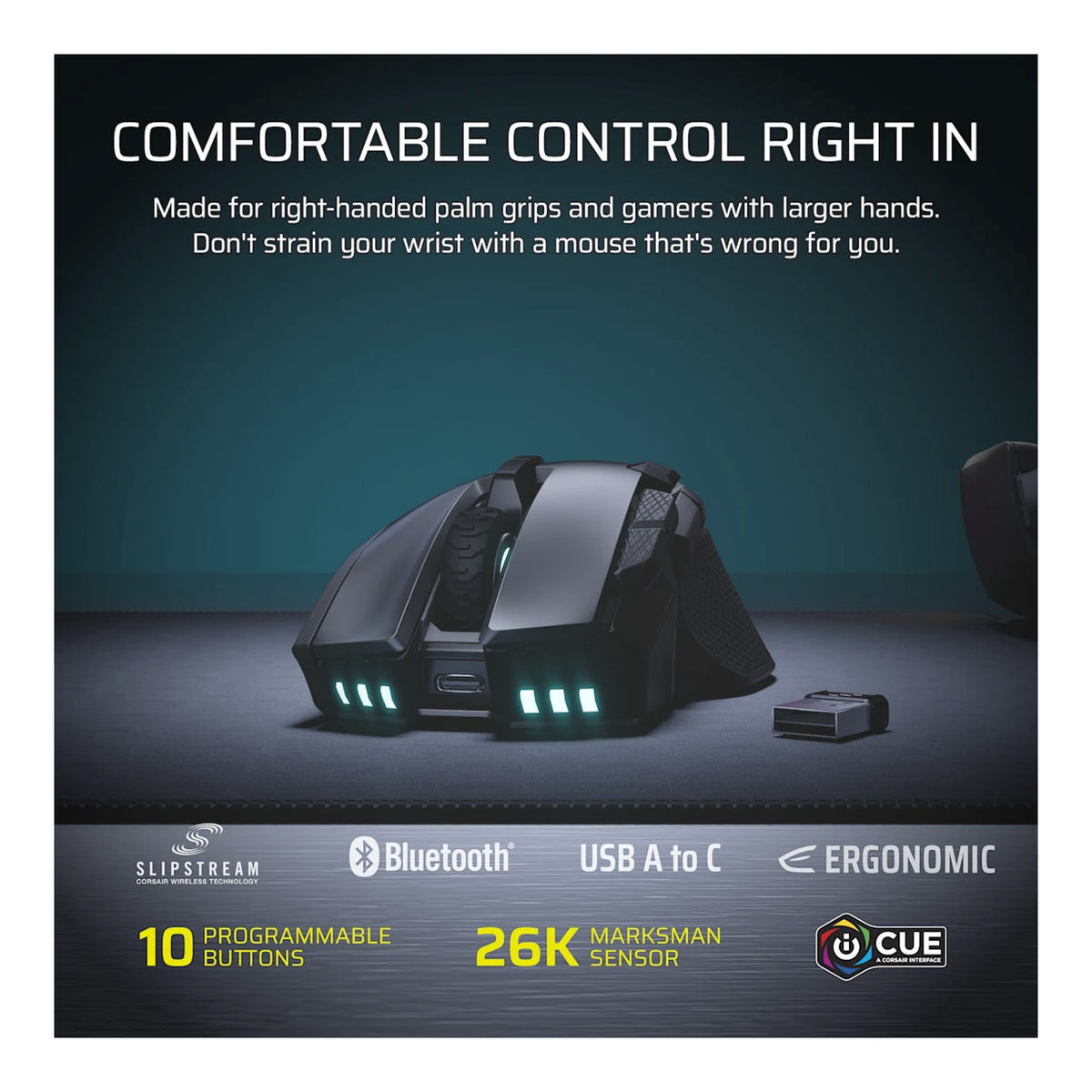 Corsair IRONCLAW SE Wireless Gaming Mouse CH-9317110-WW