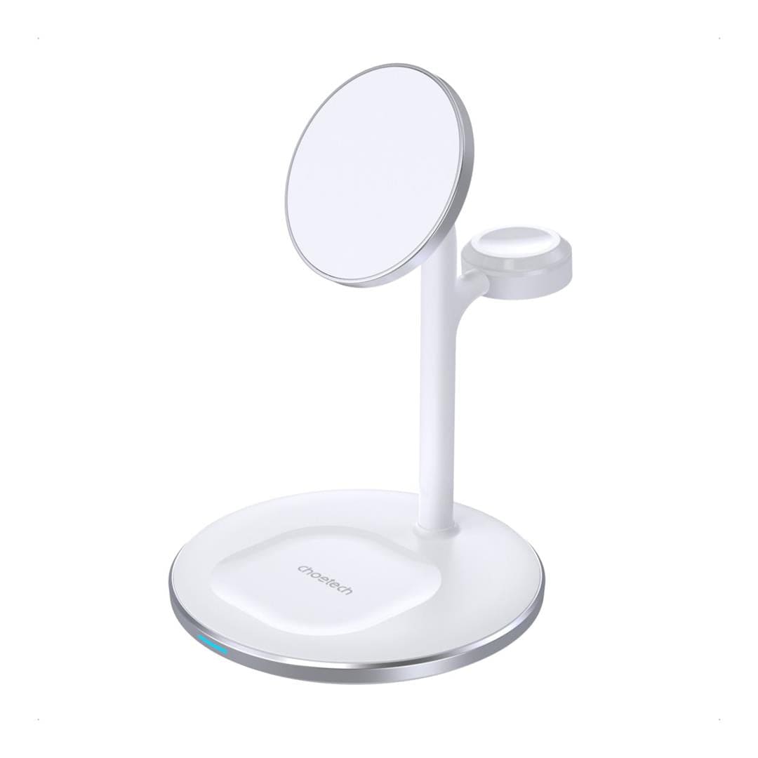 Choetech T585-F qi2 15W 3-in-1 Wireless Charger - White CHO-T585-FV12-W