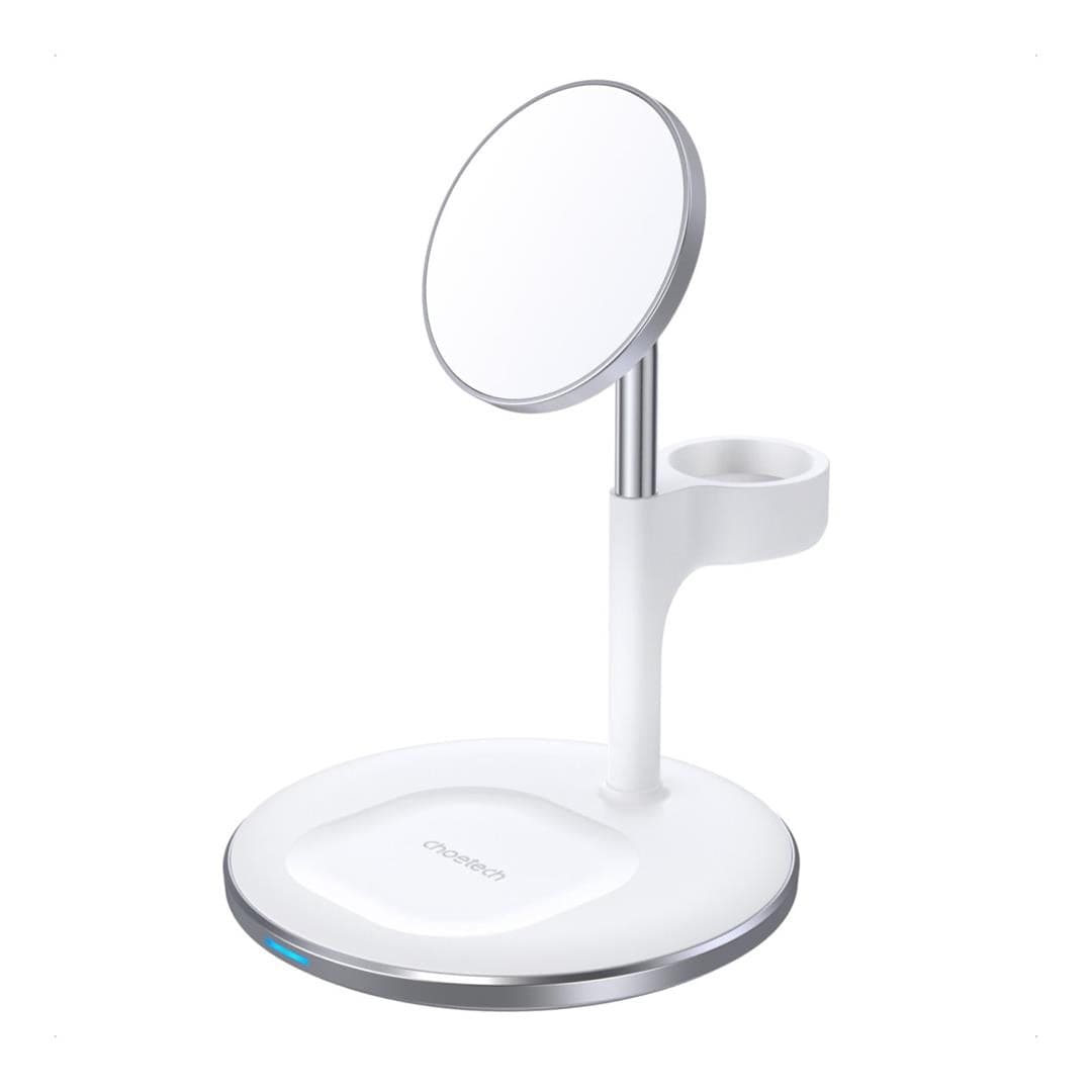 Choetech T586-F 15W 3-in-1 Wireless Charger - White CHO-T586-F-BK