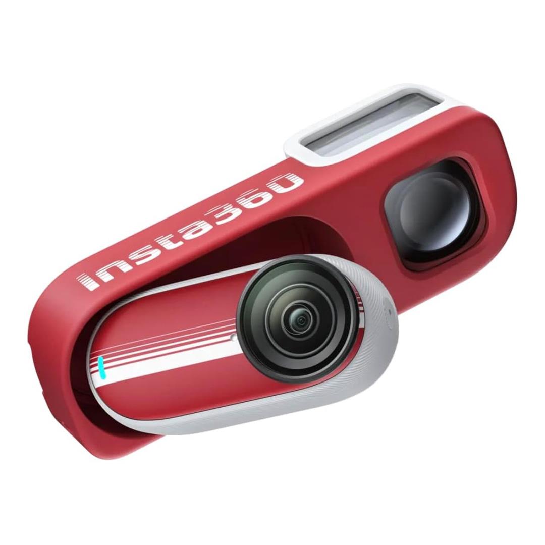 Insta360 GO 3S 4K 128GB Retro Action Camera Bundle Red CINSAATA-RED