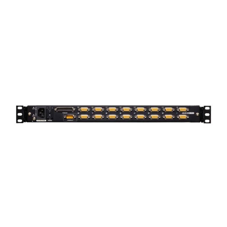 Aten 17-inch 16-port Single Rail LCD KVM Switch CL5716M