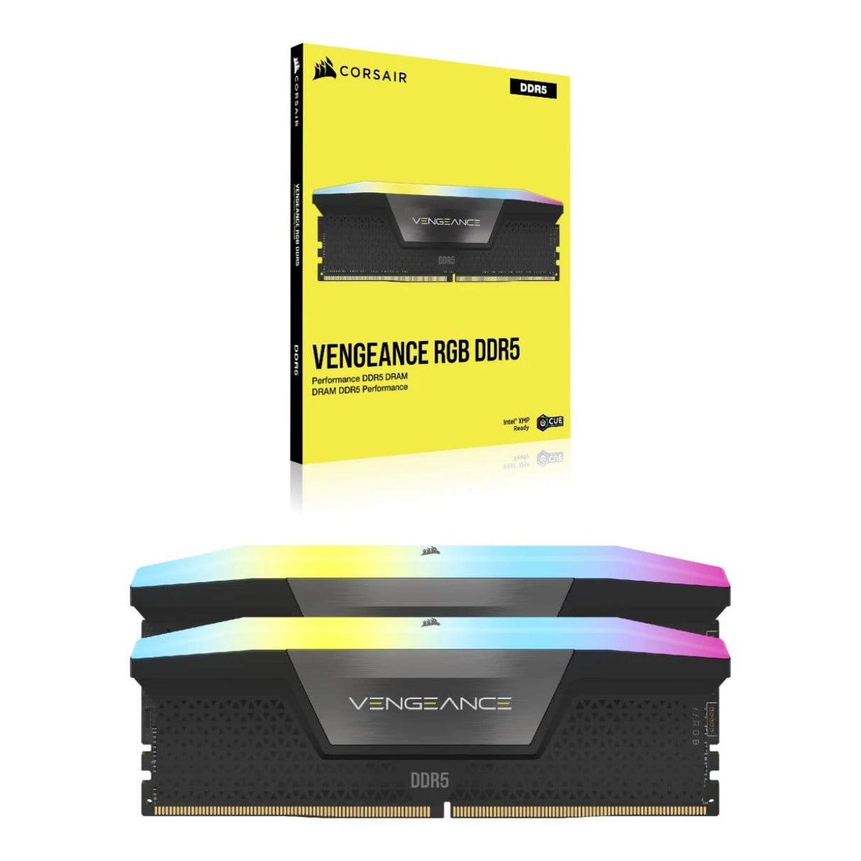 Corsair Vengeance RGB CMH16GX5M2B5200C40 Memory Module 16GB 2 x 8GB DDR5 5200MT/s