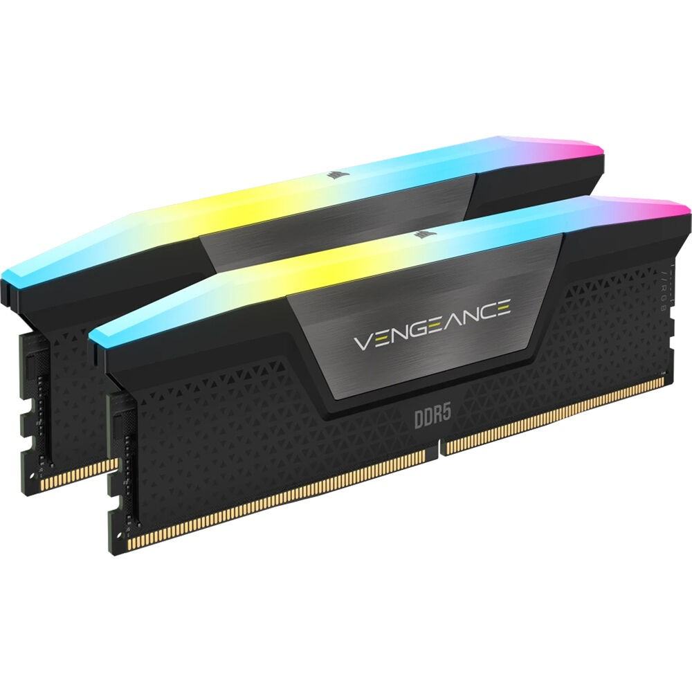 Corsair Vengeance RGB CMH64GX5M2B6000C38 Memory Module 64GB 2 x 32GB DDR5 6000MHz