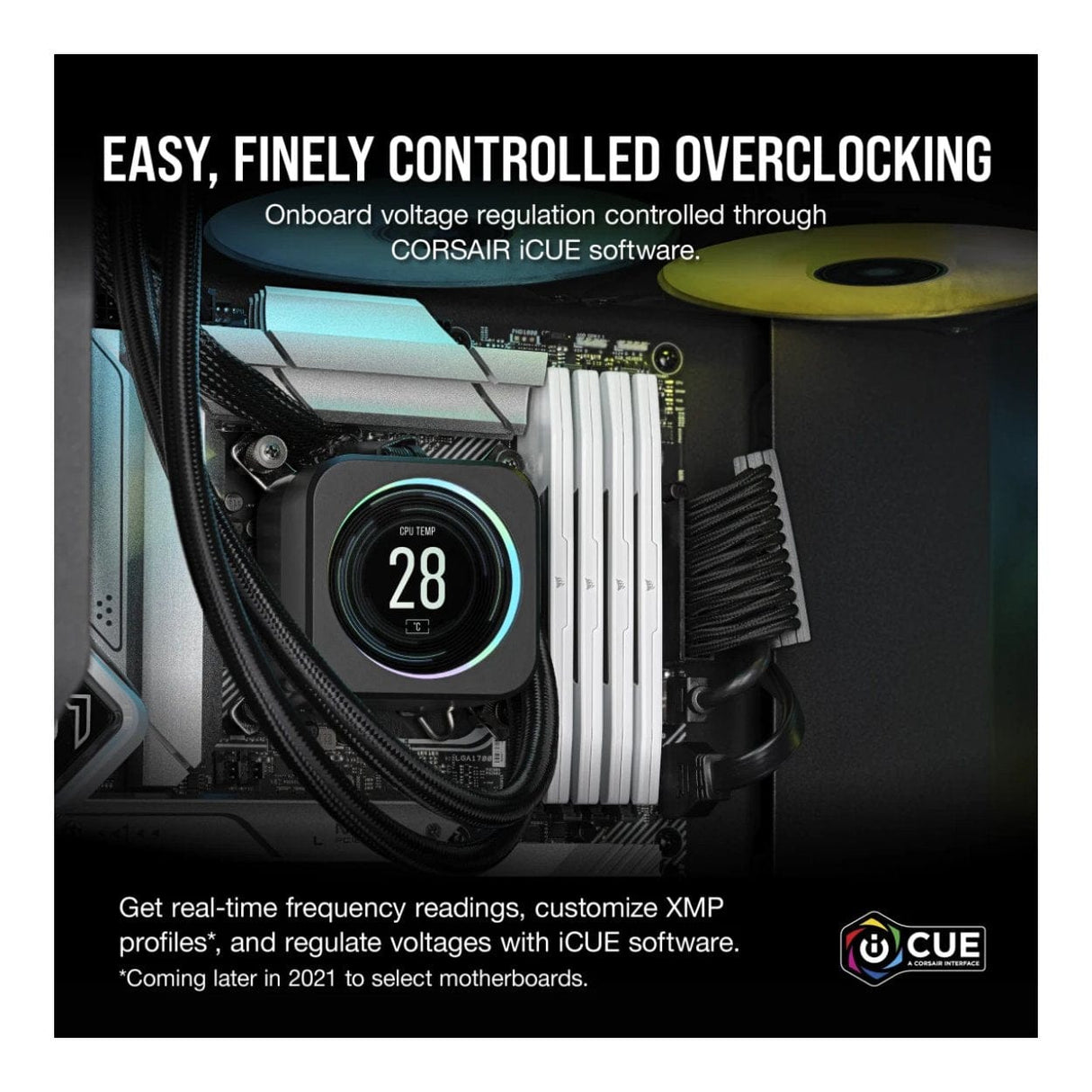 Corsair Vengeance CMK32GX5M2B6400Z36W Memory Module 32GB 2 x 16GB DDR5 6400MHz White