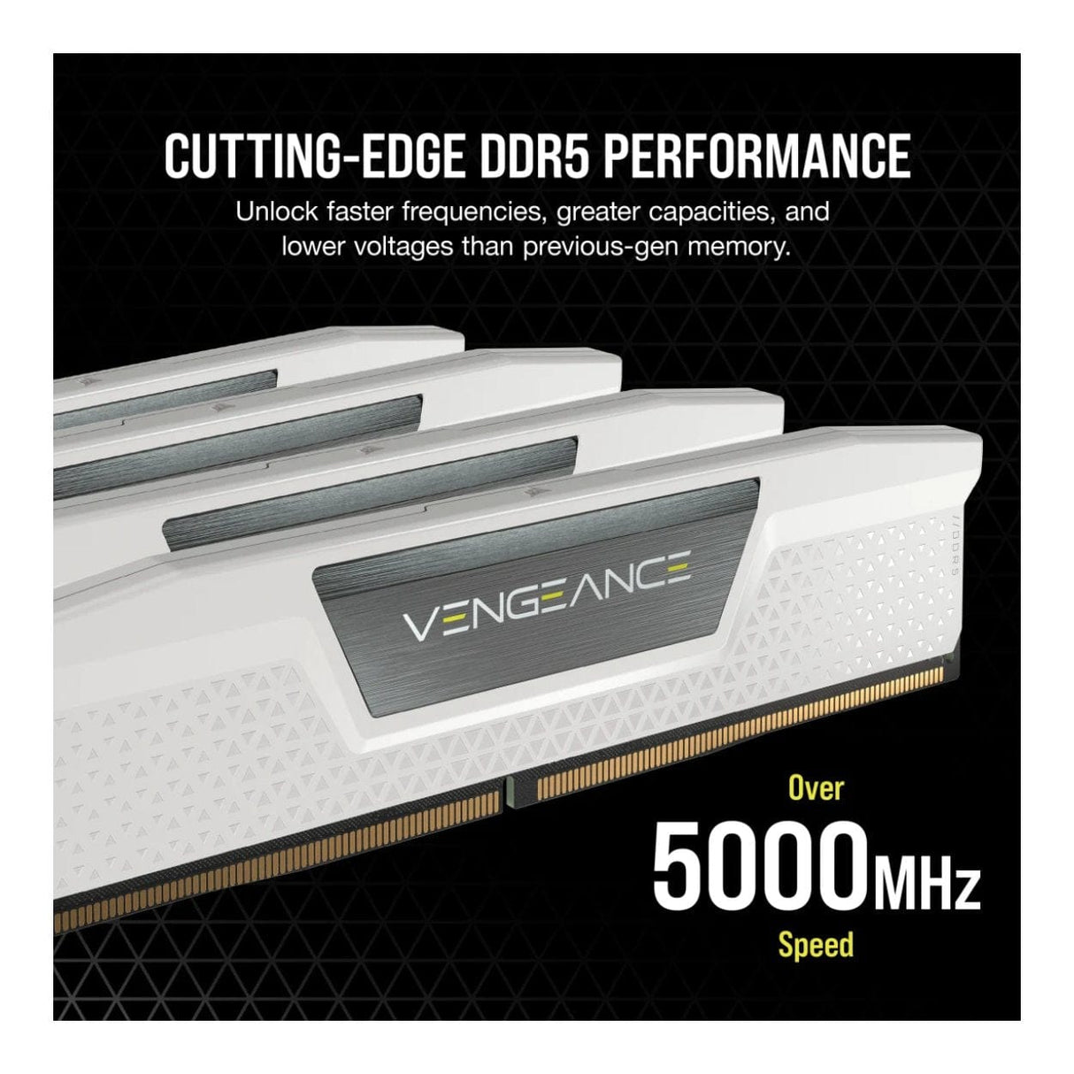 Corsair Vengeance CMK32GX5M2B6400Z36W Memory Module 32GB 2 x 16GB DDR5 6400MHz White