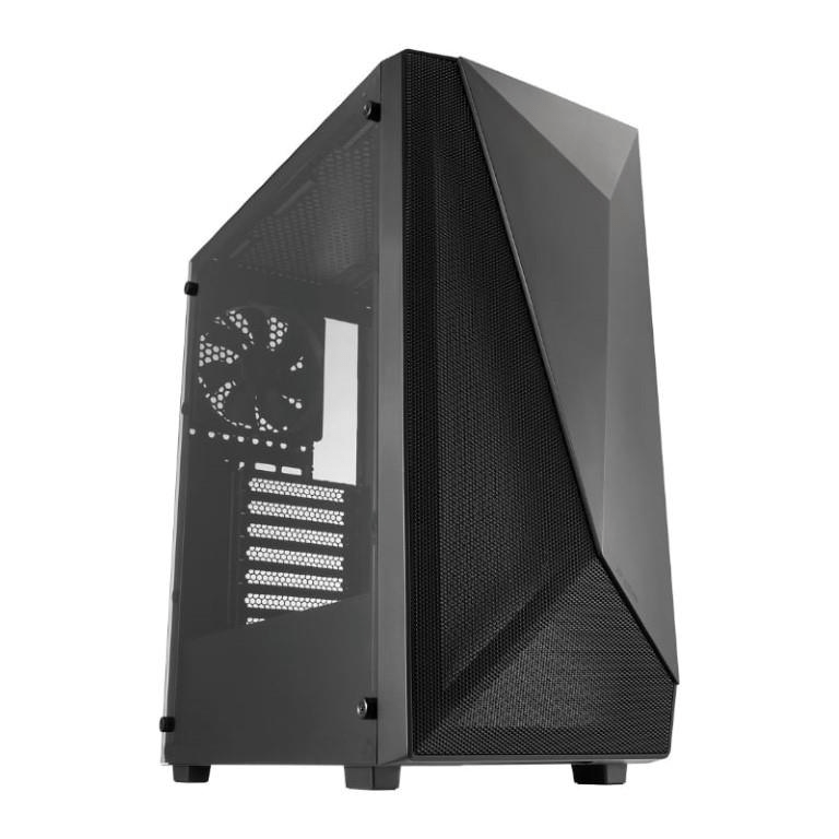 FSP CMT195B ATX Mid Tower Gaming Chassis - Black
