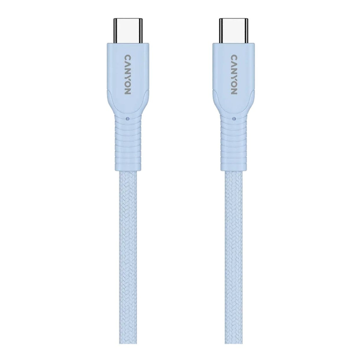 Canyon 1m OnWire 60CL Charge and Sync Braided Charging Cable Light Blue CND-CCAP60AB10LBL