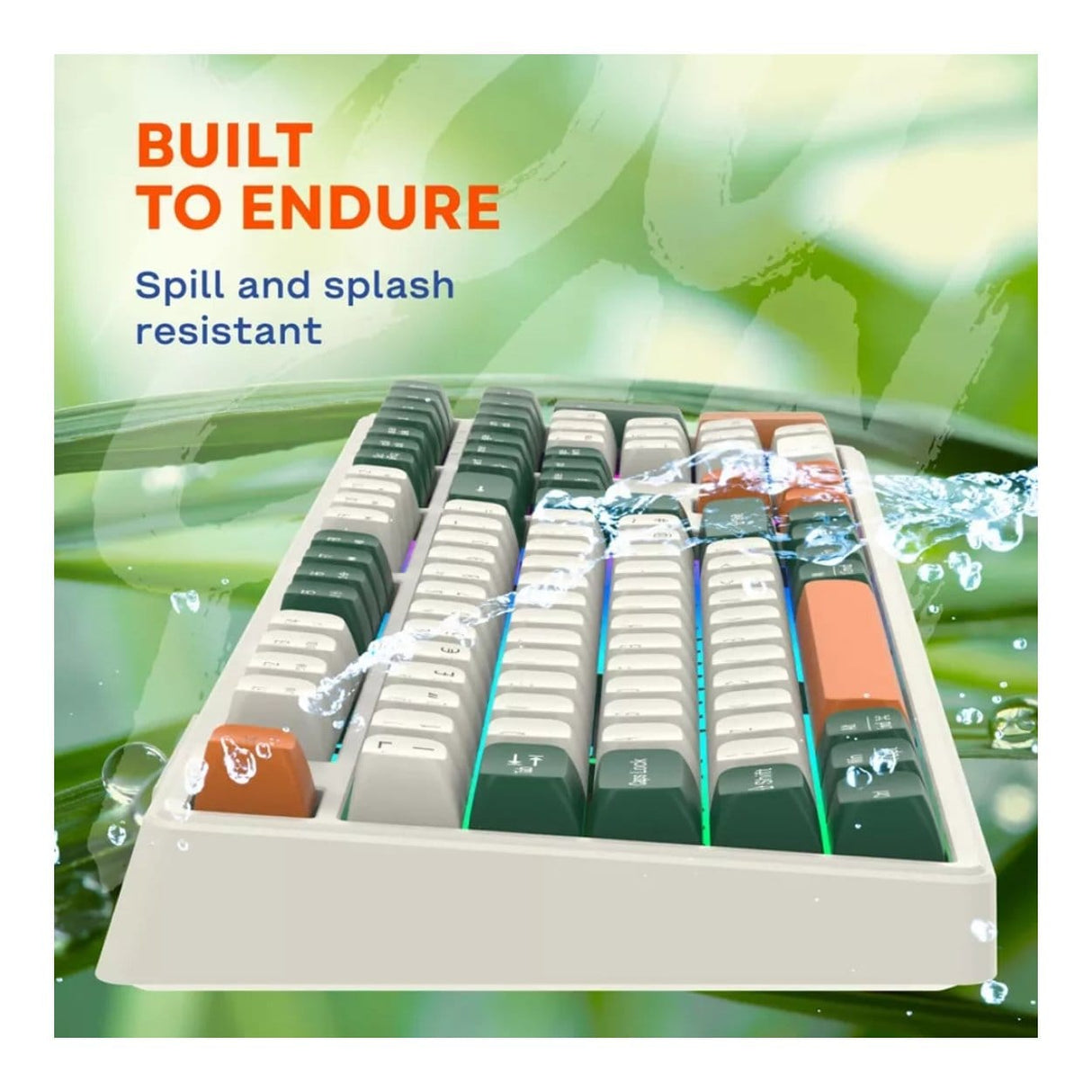 Canyon Shadder GKW-11RGB Wireless Keyboard White CND-SKBW11