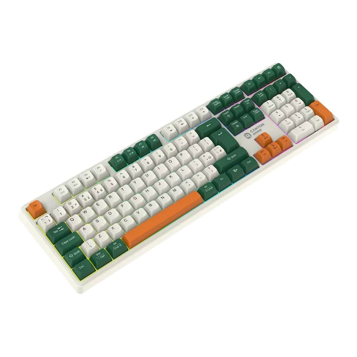 Canyon Shadder GKW-11RGB Wireless Keyboard White CND-SKBW11