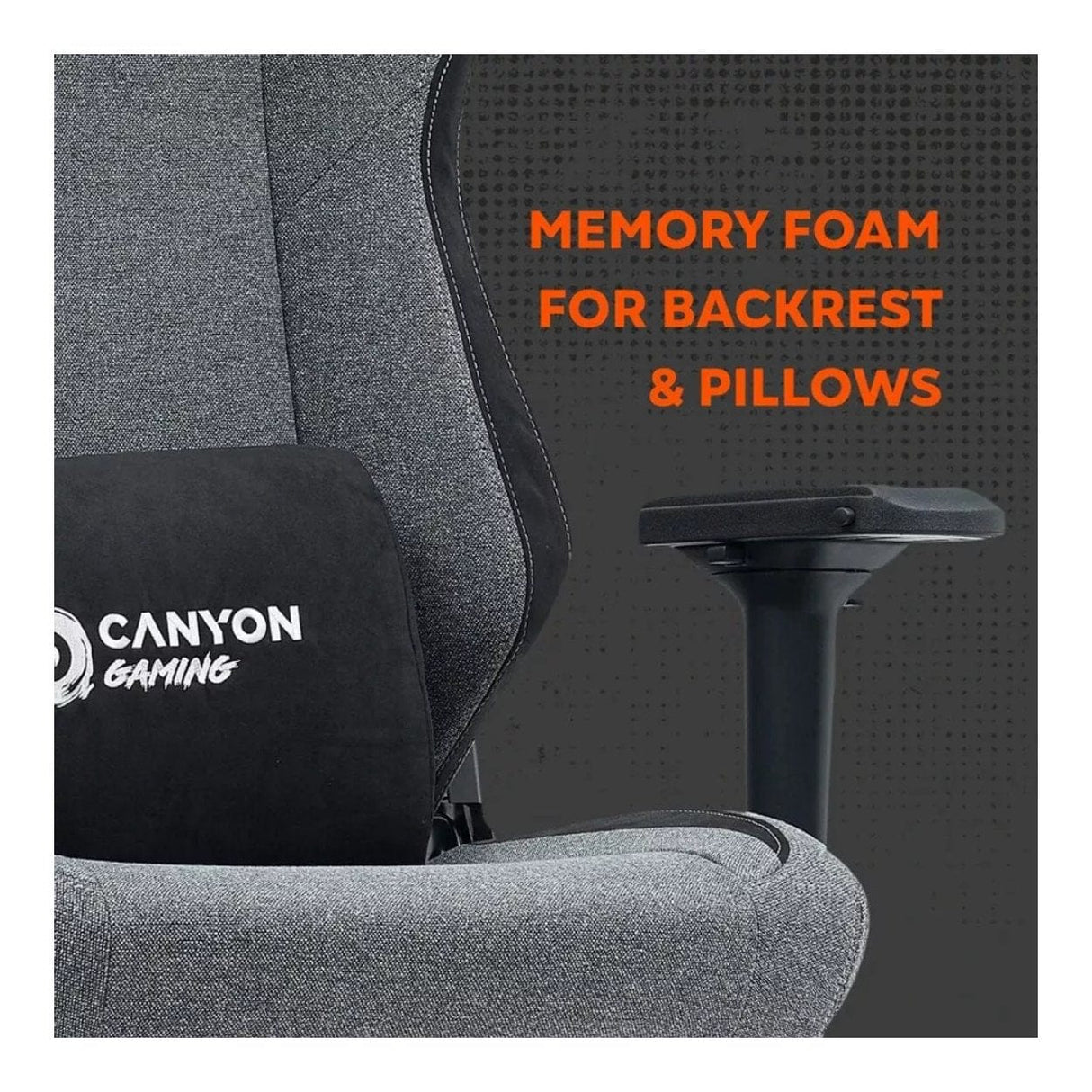 Canyon Boulder XLCH01 XL Gaming Chair Grey CND-XLCH01