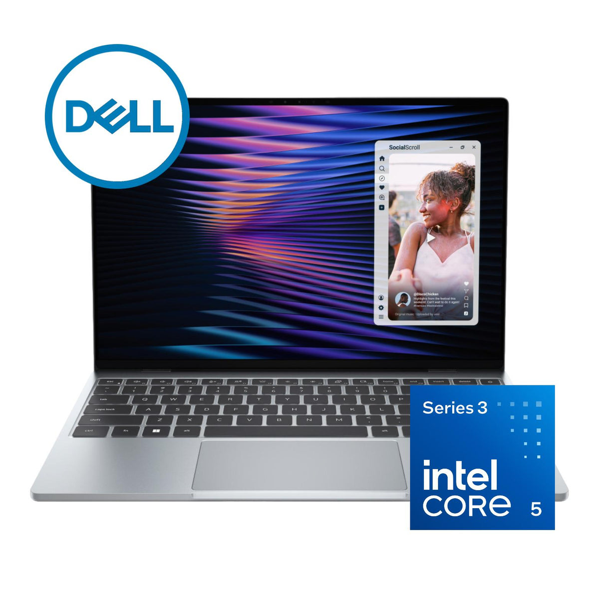 Dell XPS 13 13.4-inch 2.5K AI Laptop - Intel Core 5 320 512GB SSD 8GB RAM Win 11 Home
