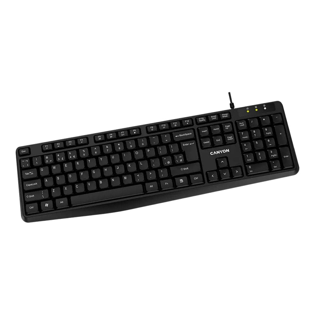 Canyon KB-1 Wired Keyboard Black CNE-CKEY01