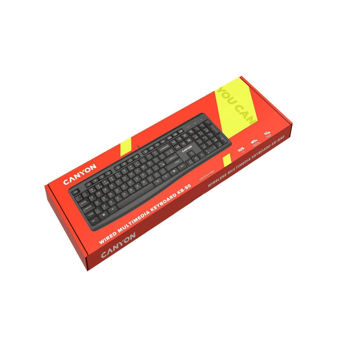 Canyon KB-50 Wired Multimedia Keyboard CNE-CKEY5